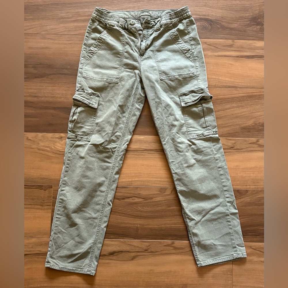 American Eagle Army Green Cargo Pants
